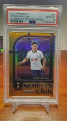 Heung Min Son [Gold] Soccer Cards 2022 Panini Prizm Premier League Scorers Club Prices