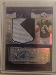 Aidan O'Connell [Purple] #RPA-35 Football Cards 2023 Panini Plates and Patches Rookie Patch Autographs Prices