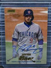 Javier Baez [Gold Foil] #SCA-JBZ Baseball Cards 2017 Stadium Club Autographs Prices