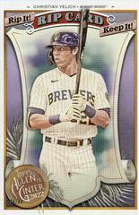 Christian Yelich Baseball Cards 2022 Topps Allen & Ginter Boxloader Rip Prices