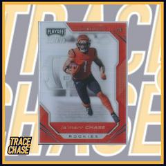 Ja'Marr Chase Football Cards 2021 Panini Chronicles Playoff Momentum Rookies Prices