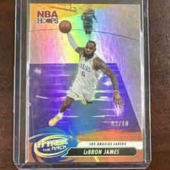 LeBron James [Artist Proof Gold] #6 Basketball Cards 2023 Panini Hoops Attack the Rack Prices