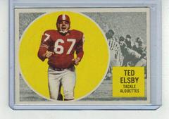Ted Elsby Football Cards 1960 Topps CFL Prices