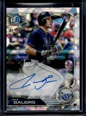 Jake Bauers [Atomic Refractor] #CRA-JB Baseball Cards 2019 Bowman Chrome Rookie Autographs Prices