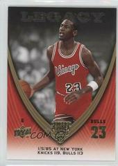 Michael Jordan #34 Basketball Cards 2008 Upper Deck Jordan Legacy Prices