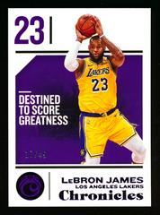 LeBron James [Purple] Basketball Cards 2018 Panini Chronicles Prices