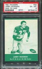 Larry Hickman Football Cards 1961 Lake to Lake Packers Prices