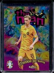 Frenkie de Jong #TM-FD Soccer Cards 2023 Topps Finest Road To UEFA EURO The Man Prices