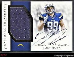 Joey Bosa [Prime] Football Cards 2018 National Treasures Century Materials Prices