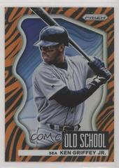 Ken Griffey Jr. [Tiger Stripes Prizm] #OS-2 Baseball Cards 2022 Panini Prizm Old School Prices