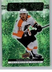 Travis Konecny [Green] #DZ-25 Hockey Cards 2023 Upper Deck Dazzlers Prices