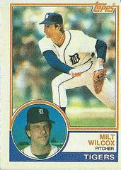 Milt Wilcox Baseball Cards 1983 Topps Prices
