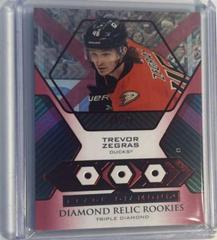 Trevor Zegras [Ruby Triple] #BDR-TZ Hockey Cards 2021 Upper Deck Black Diamond Rookie Relic Prices
