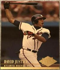 David Justice #442 Baseball Cards 1994 Ultra Prices