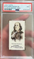 Benjamin Franklin [Mini] Baseball Cards 2008 Topps Allen & Ginter Prices