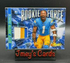 Quentin Johnston [Gold] #RF-13 Football Cards 2023 Panini Absolute Rookie Force Prices