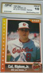 Cal Ripken Jr. #1 Baseball Cards 1995 Star Ripken 80 Prices