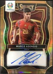 Marco Asensio [Copper Prizm] #SI-MA Soccer Cards 2020 Panini Select UEFA Euro Signatures Prices