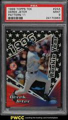 Derek Jeter [Pattern 11] #24A Baseball Cards 1999 Topps Tek Prices