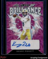 Kenny Pickett [Kaleidoscope Pink] #FB-KP1 Football Cards 2022 Leaf Flash of Brilliance Autographs Prices