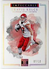 Travis Kelce [Gold] #86 Football Cards 2017 Panini Impeccable Prices