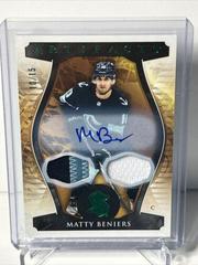 Matty Beniers [Autograph Material Emerald] #104 Hockey Cards 2023 Upper Deck Artifacts Prices