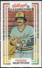 Rollie Fingers #2 Baseball Cards 1983 Kellogg's Prices