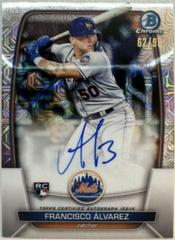 Francisco Alvarez Baseball Cards 2023 Bowman Chrome Rookie Mega Box Autographs Prices