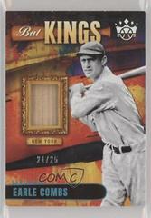 Earle Combs [Blue] #BK-EC Baseball Cards 2022 Panini Diamond Kings Bat Prices
