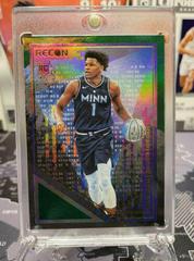 Anthony Edwards [Green] #96 Basketball Cards 2021 Panini Recon Prices