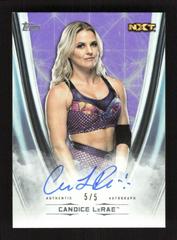 Candice LeRae [Purple] Wrestling Cards 2020 Topps WWE Undisputed Autographs Prices