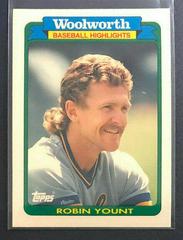 Robin Yount #1 Baseball Cards 1990 Woolworth Prices