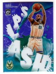 Khris Middleton [Purple] #6 Basketball Cards 2020 Panini Donruss Optic Splash Prices