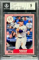 Aaron Judge [Red] #87-177 Baseball Cards 2017 Topps 1987 Prices