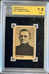 Vernon Forbes #25 Hockey Cards 1924 V130 Maple Crispette Prices