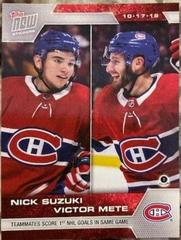 Victor Mete, Nick Suzuki Hockey Cards 2019 Topps Now NHL Stickers Prices