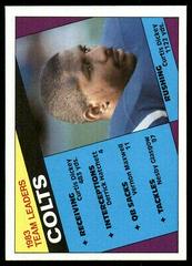 Colts Team Leaders [Curtis Dickey] #10 Football Cards 1984 Topps Prices