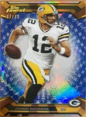 Aaron Rodgers [Blue Refractor] #100 Football Cards 2013 Topps Finest Prices