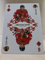 Jonathan Toews #6-DIAMONDS Hockey Cards 2023 O-Pee-Chee Playing Cards Prices