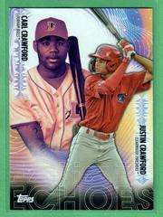 Carl Crawford, Justin Crawford Baseball Cards 2023 Topps Pro Debut Echoes Prices