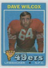 Dave Wilcox #189 Football Cards 1971 Topps Prices
