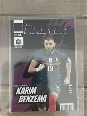 Karim Benzema [Purple] Soccer Cards 2022 Panini Donruss Net Marvels Prices