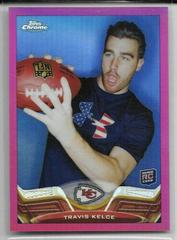 Travis Kelce [Pink Refractor] Football Cards 2013 Topps Chrome Prices