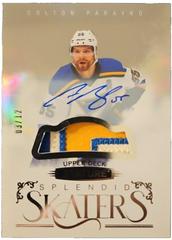 Colton Parayko [Autograph Patch] #SS-10 Hockey Cards 2022 Upper Deck Stature Splendid Skaters Prices