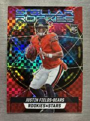 Justin Fields [Red Plaid] #SR4 Football Cards 2021 Panini Rookies and Stars Stellar Prices