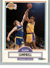 Elden Campbell #U-43 Basketball Cards 1990 Fleer Update Prices