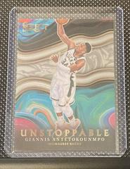 Giannis Antetokounmpo #8 Basketball Cards 2021 Panini Select Unstoppable Prices