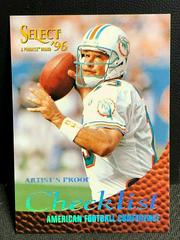 Dan Marino [Artist's Proof] #196 Football Cards 1996 Select Prices