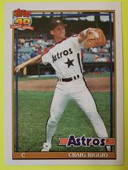 Craig Biggio Baseball Cards 1991 Topps Tiffany Prices