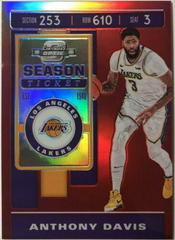 Anthony Davis [Red] #63 Basketball Cards 2019 Panini Contenders Optic Prices